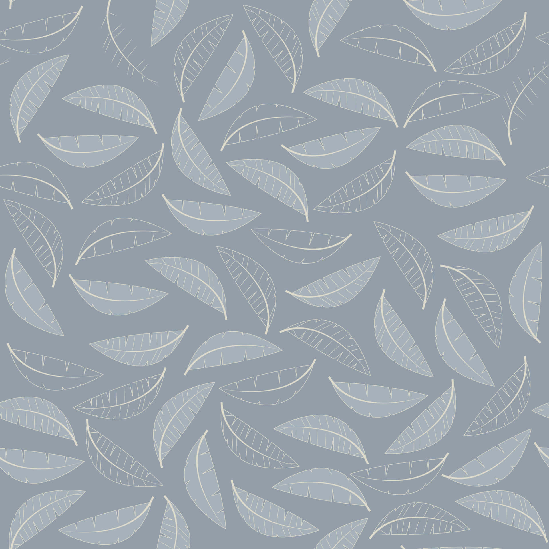 Intricate Gray Leaves [wallpaper] Background