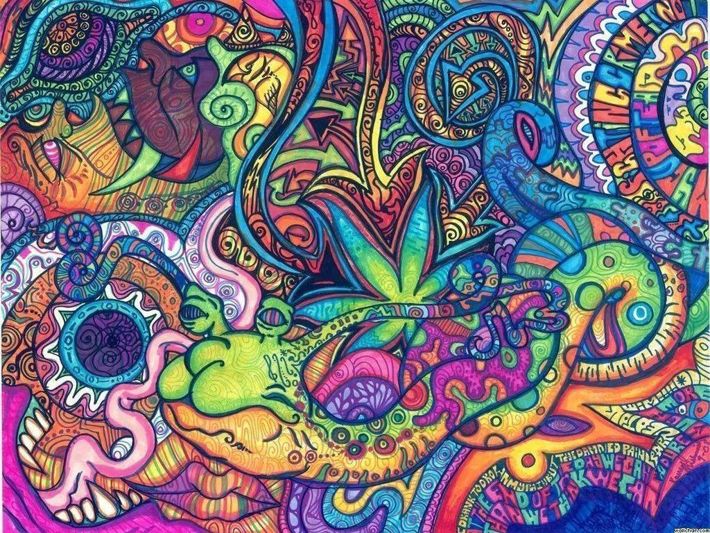 Intricate Hippie Aesthetic Laptop Background