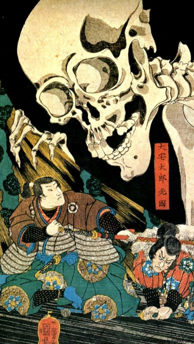 Intricate Line Drawings Feature In Traditional Japanese Art