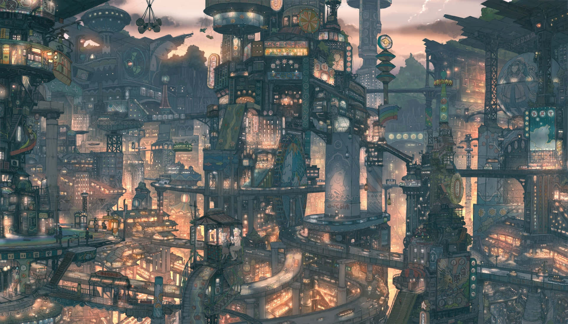 Intricate Rails Art [wallpaper] Background