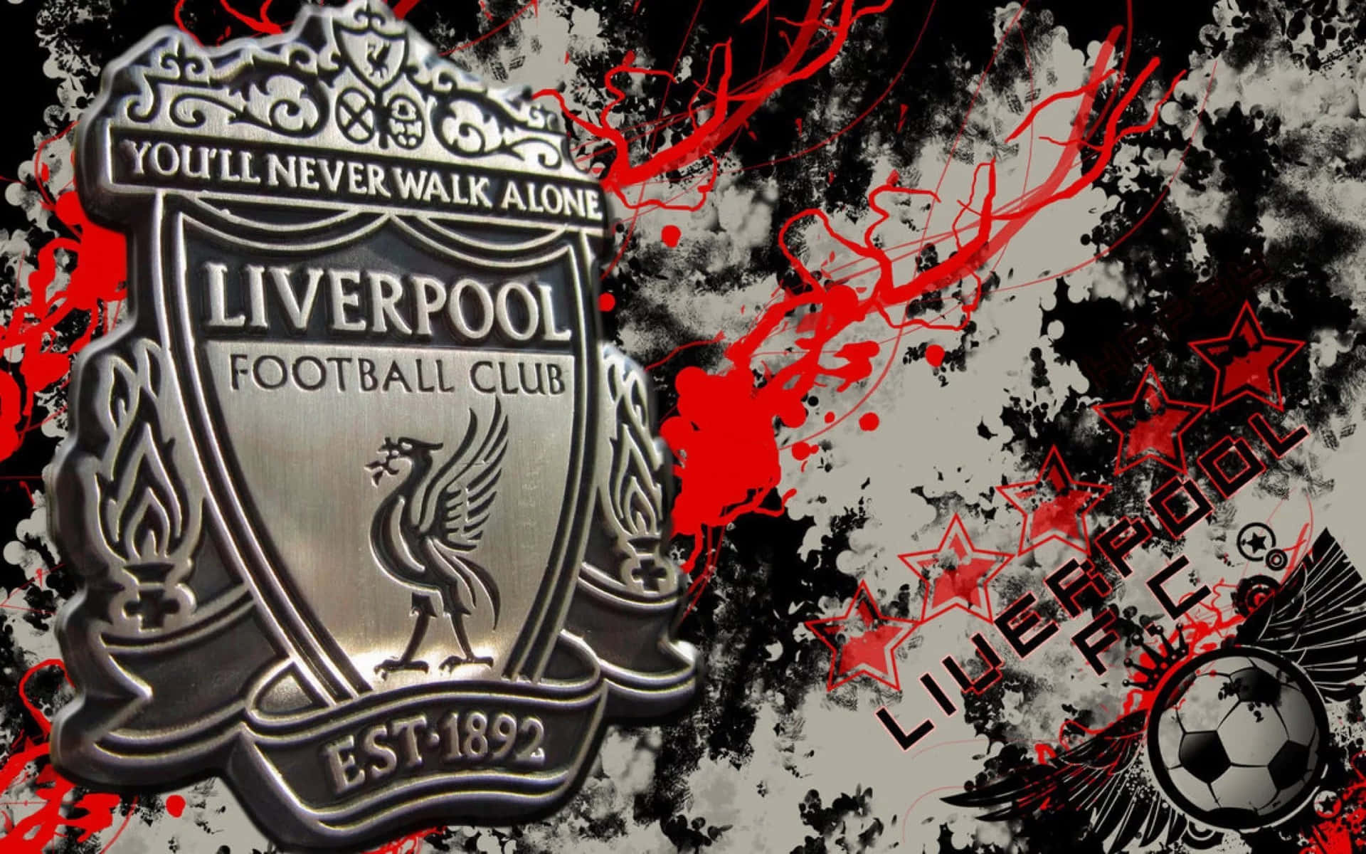 Intricate Royal Liverpool Fc Desktop Background