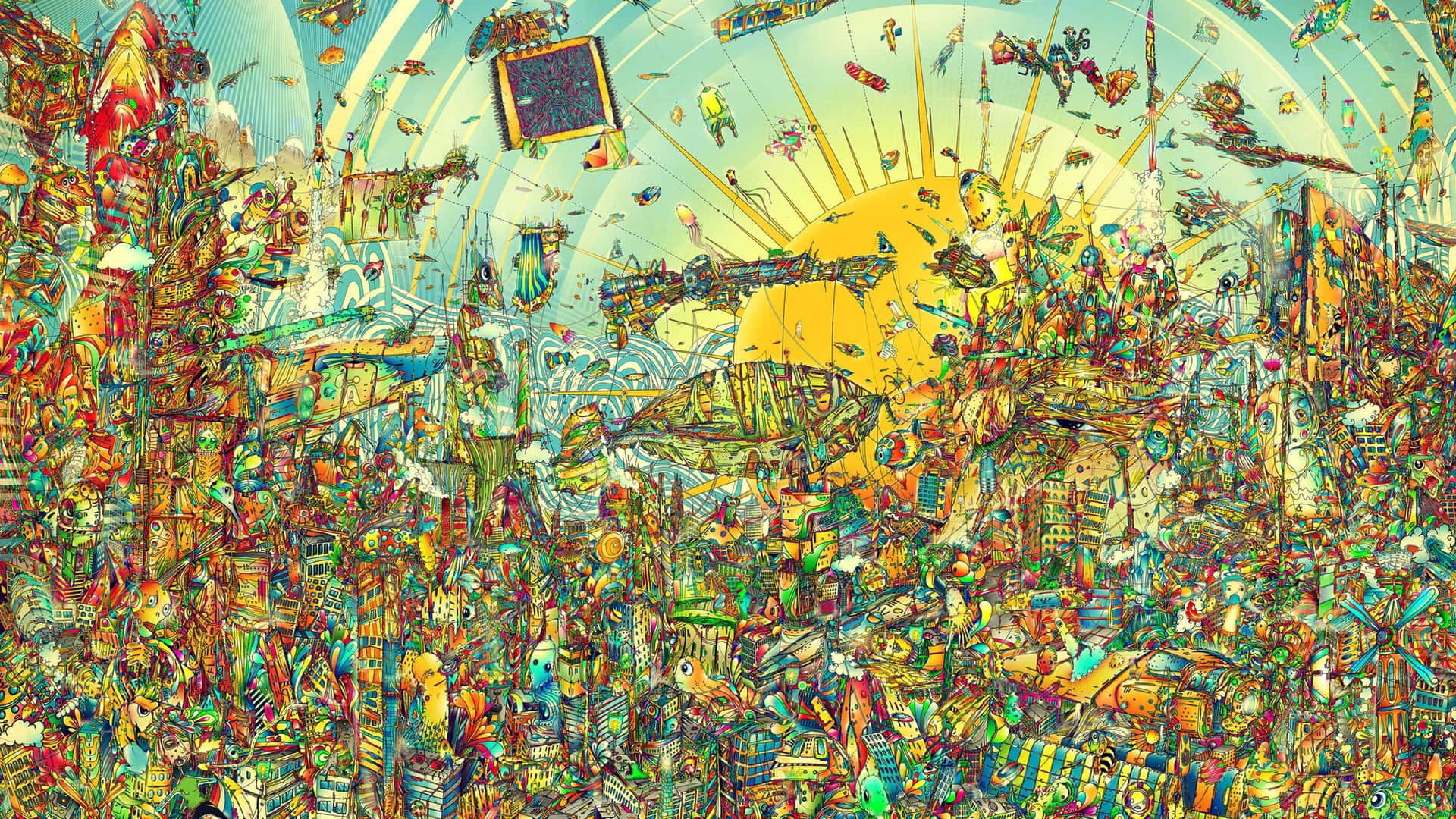 Intricate Surreal Art [wallpaper] Background