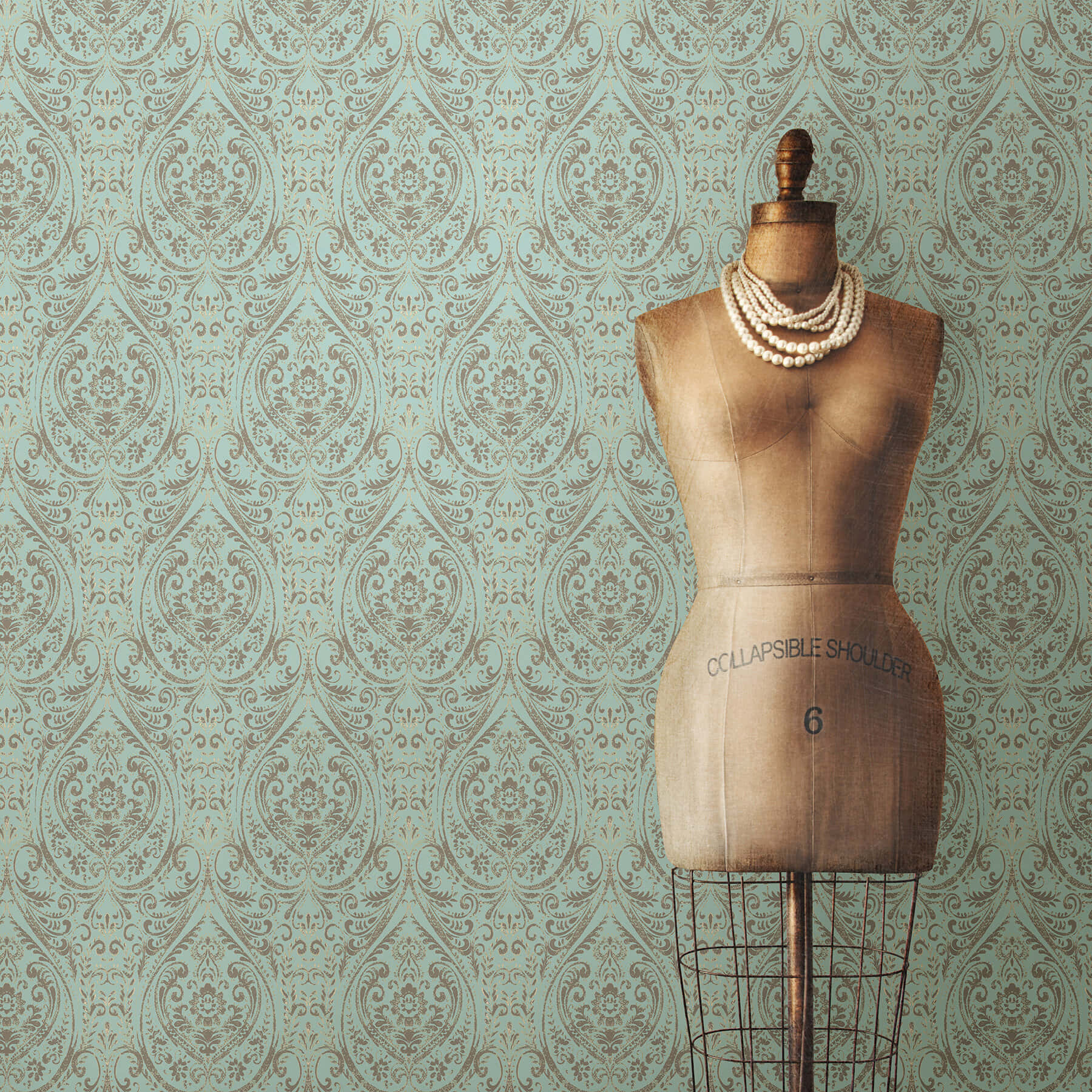 Intricate Torso Mannequin [wallpaper] Background