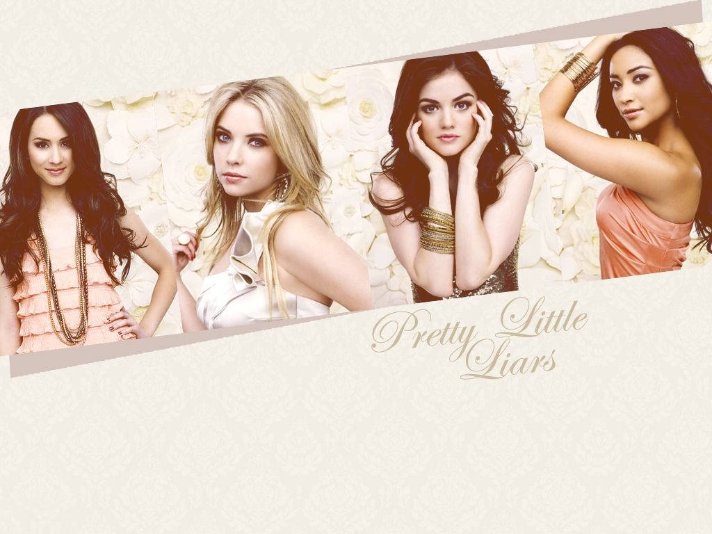 Intrigue And Drama Unfolds In Pretty Little Liars Season 2 Photoshoot Background