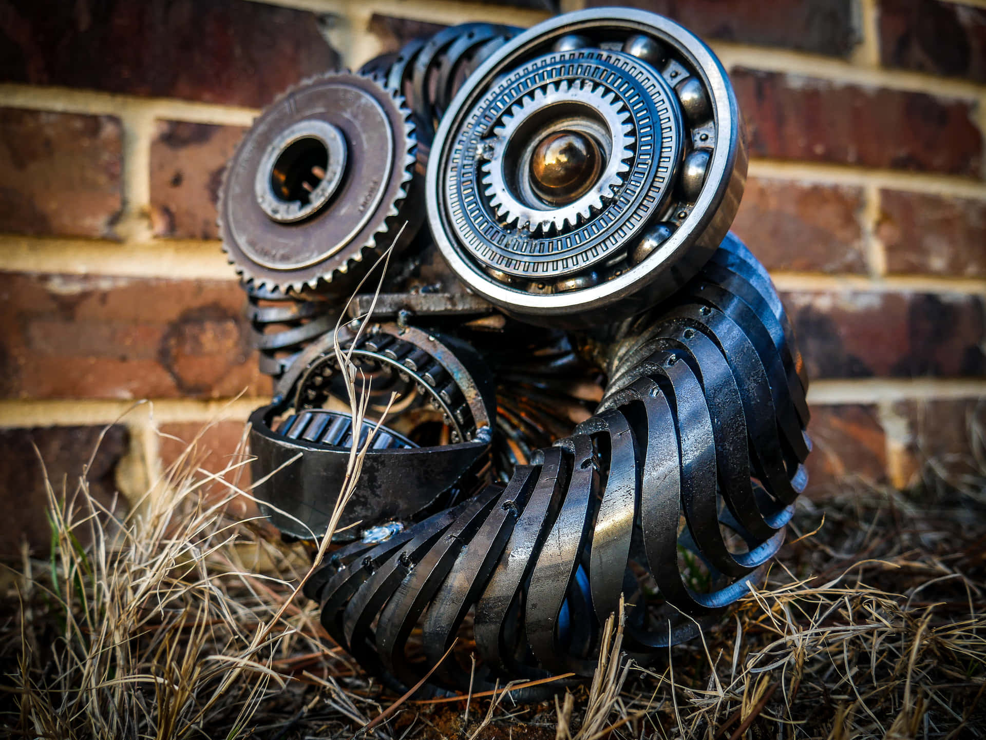 Intrigued Robot Face Design