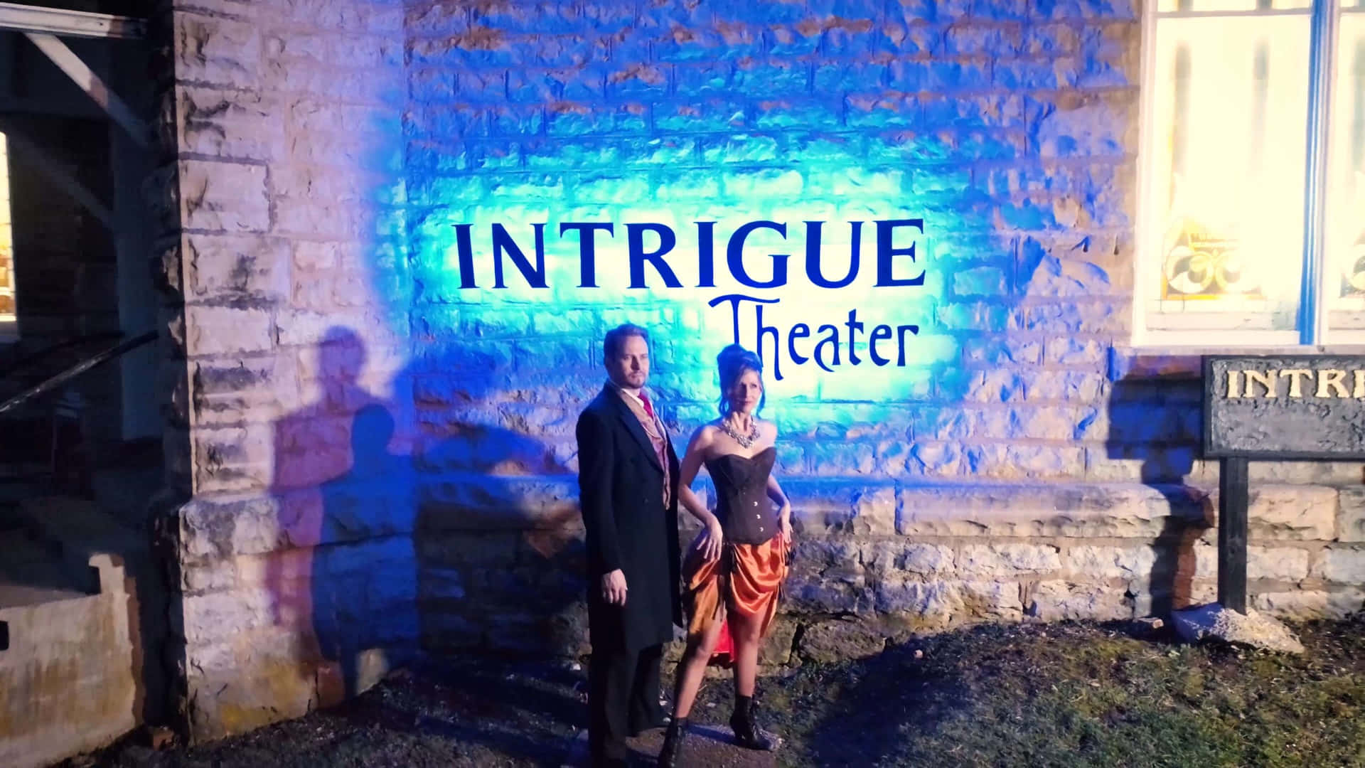 Intrigued Theater Wall Design Background