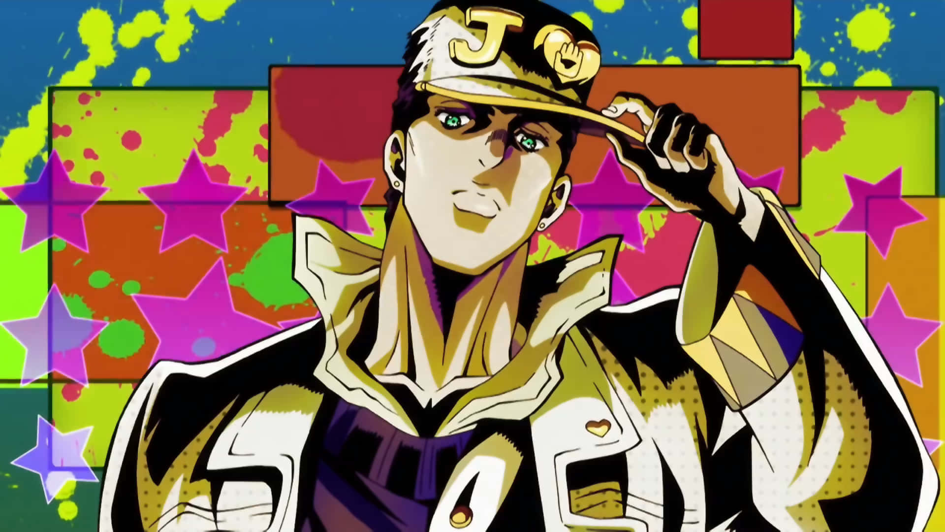 Intriguing Artistry Of Jojo Manga Series Background