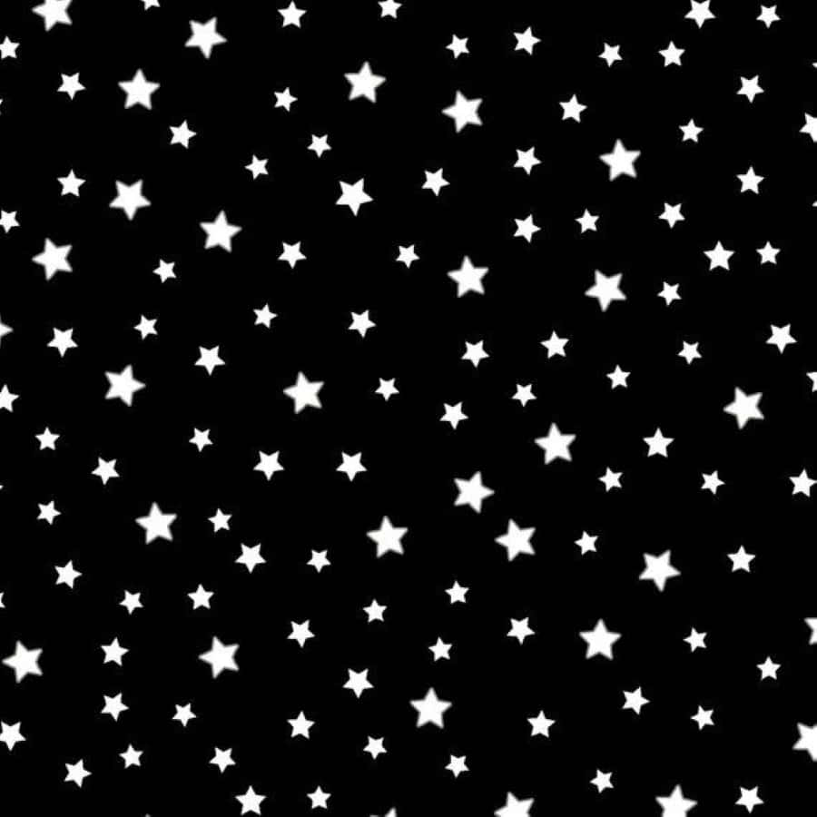 Intriguing Black And White Star Wallpaper Background