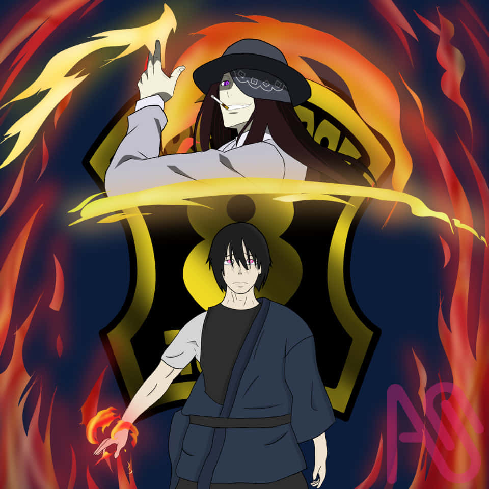 Intriguing Joker Of Fire Force - A Blend Of Mystery And Power Background