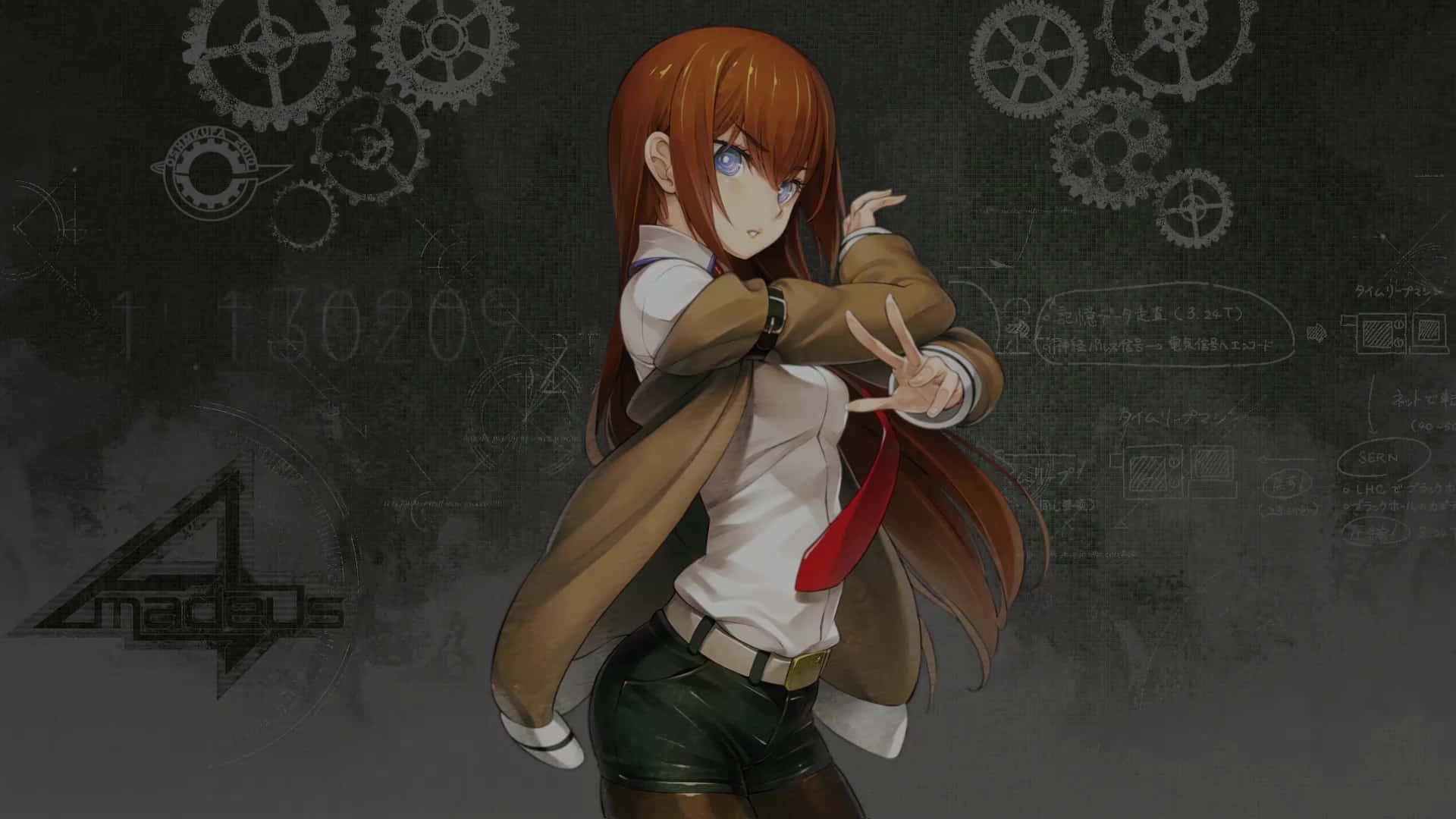 Intriguing Kurisu Makise Wallpaper In High Resolution