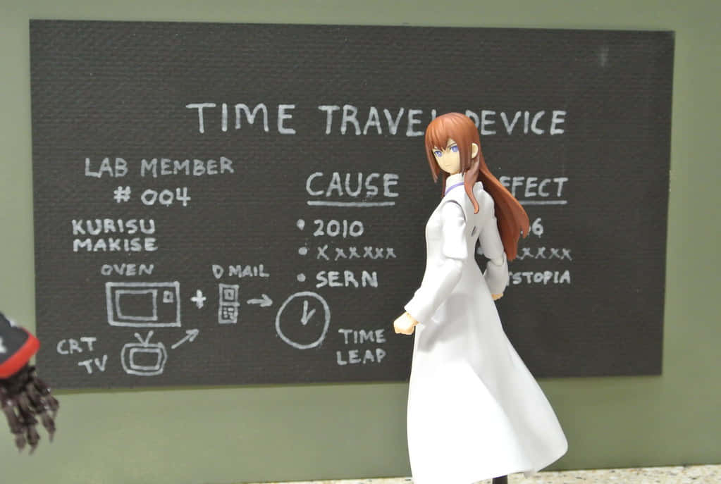 Intriguing Kurisu Makise Wallpaper