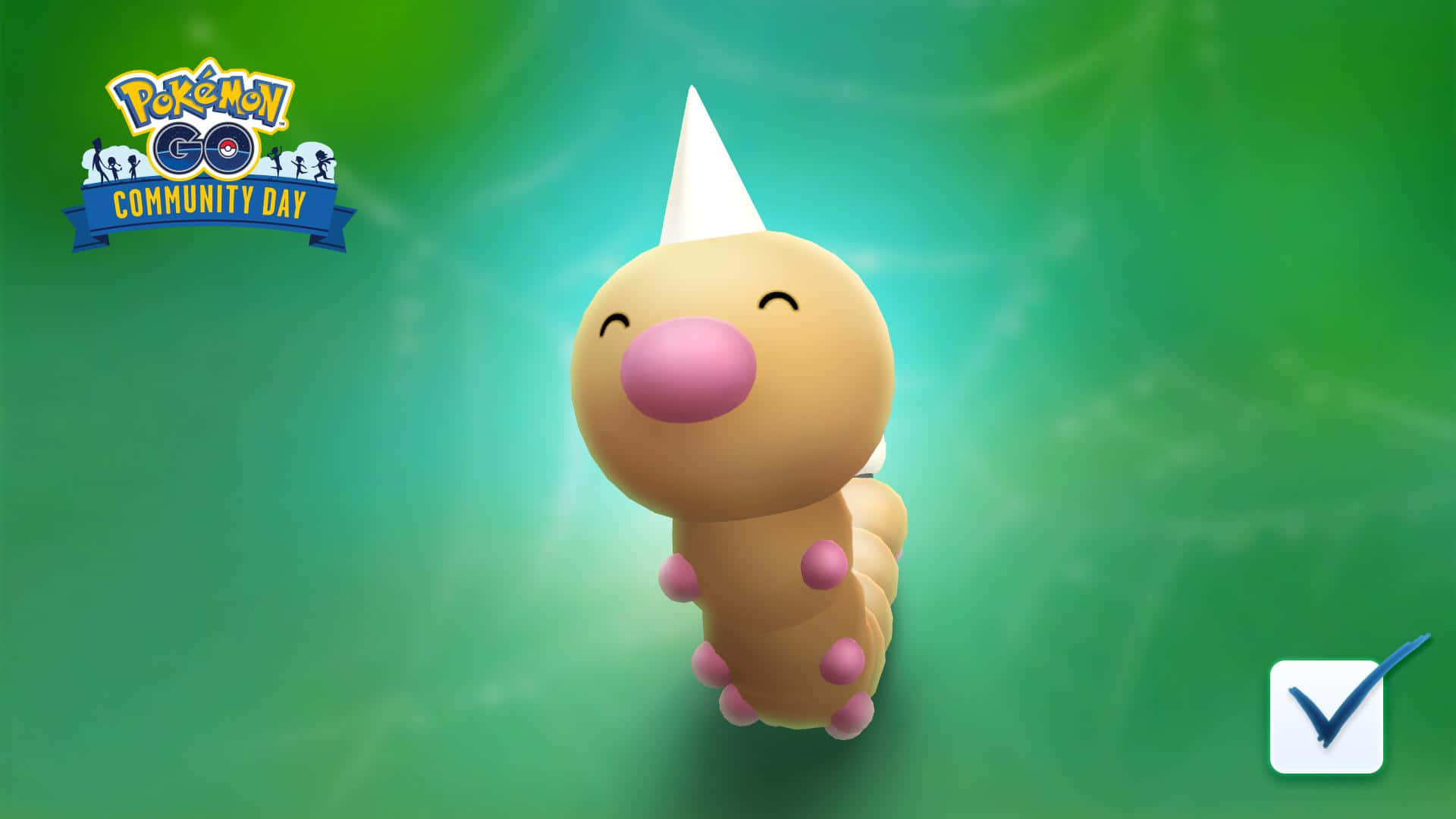 Intriguing Weedle Pokemon In Vibrant Forest Background