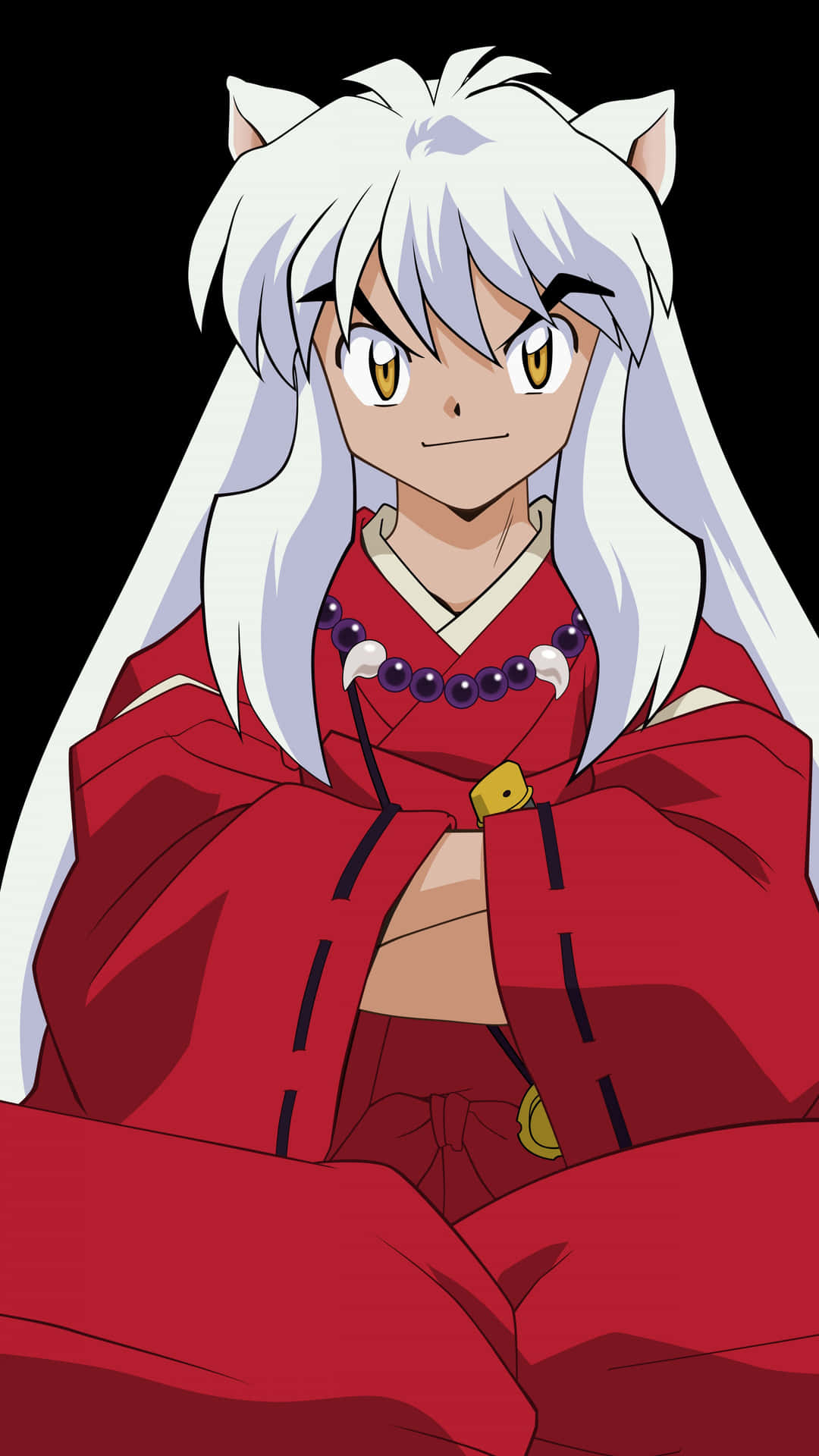 Inuyasha In Black Phone Background