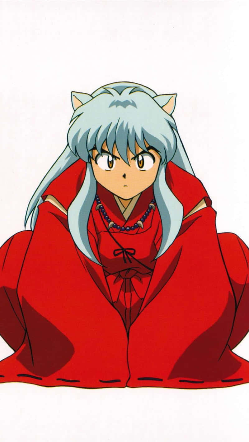 Inuyasha In White Phone Background