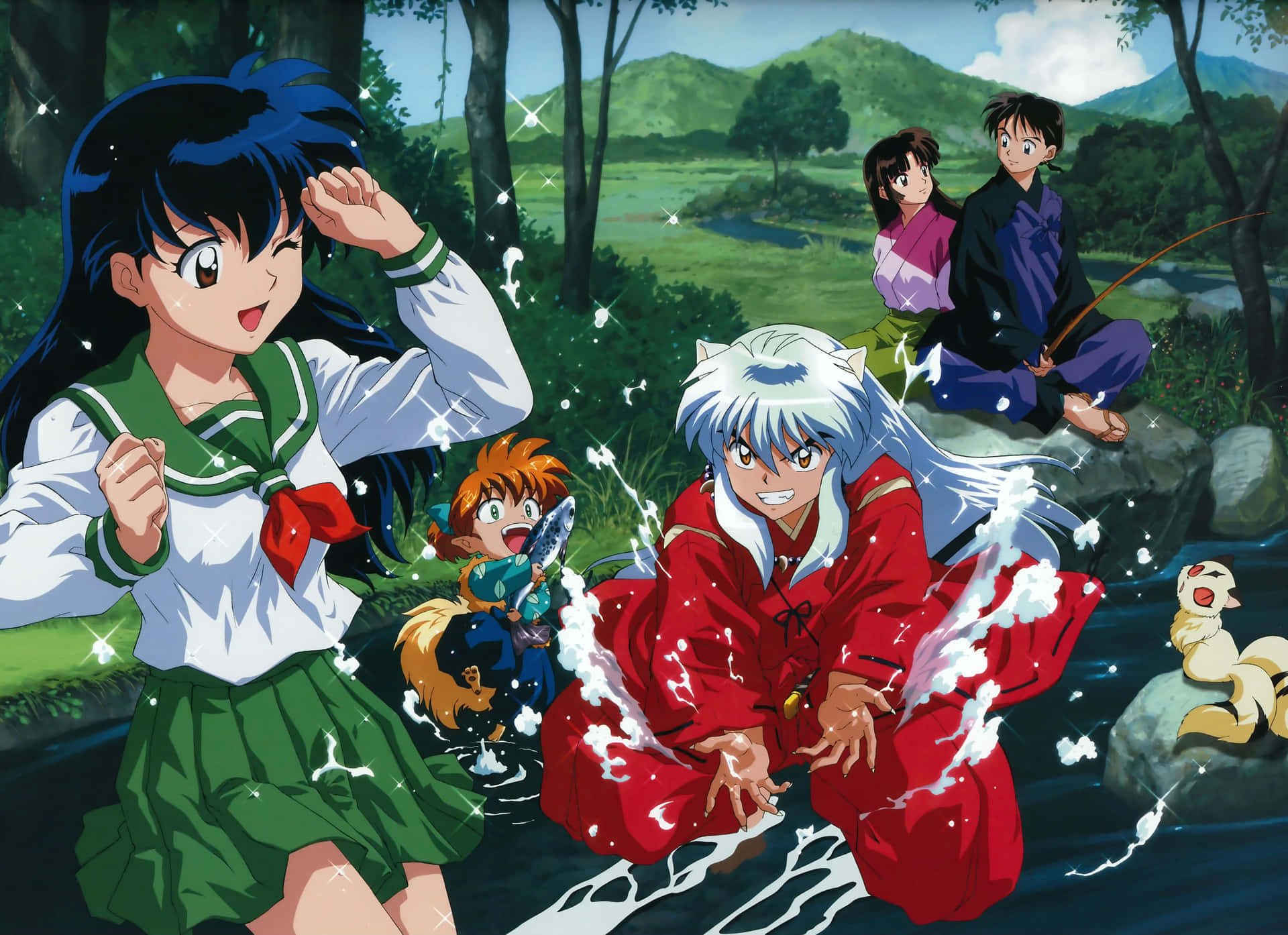 Inuyasha, Pray For A Safe Future Background