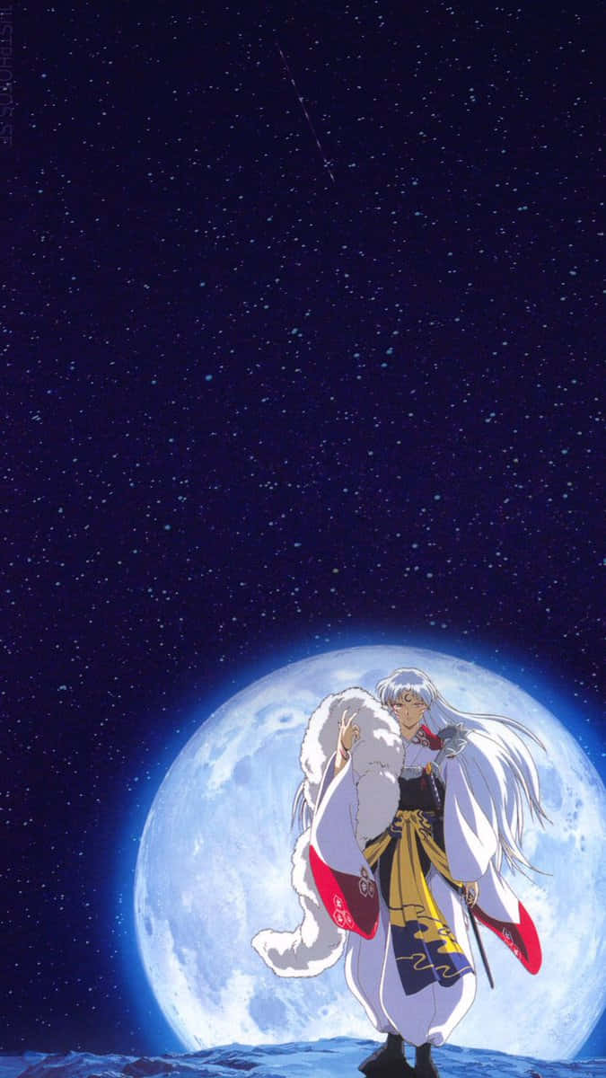 Inuyasha's Brother Sesshomaru Phone Background