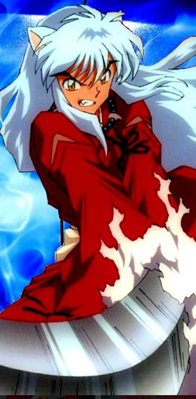 Inuyasha With Tessaiga Sword Phone Background