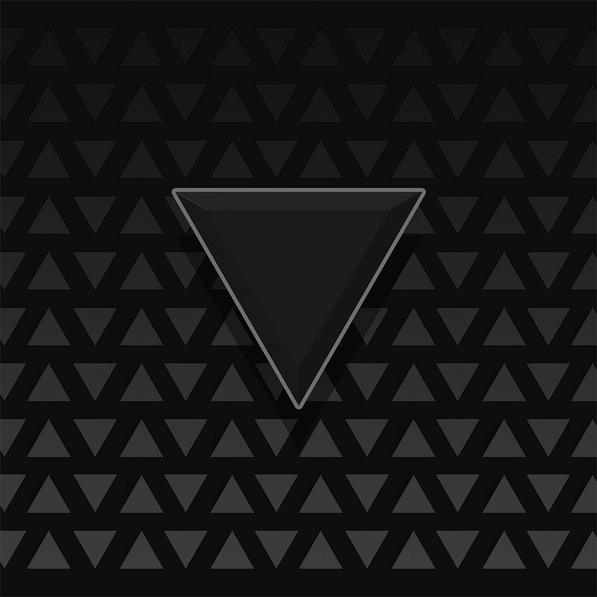Inverted Black Pyramid Background