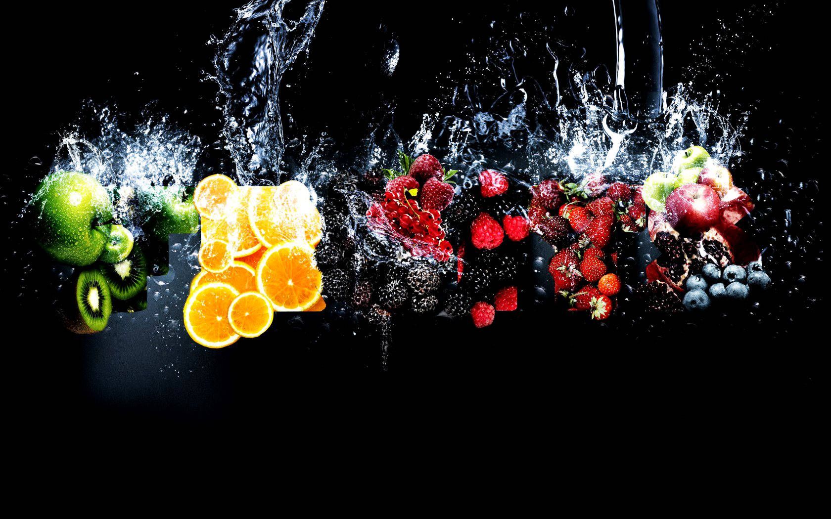 Invigorate Your Health - A Collection Of Various Fresh Fruits Background