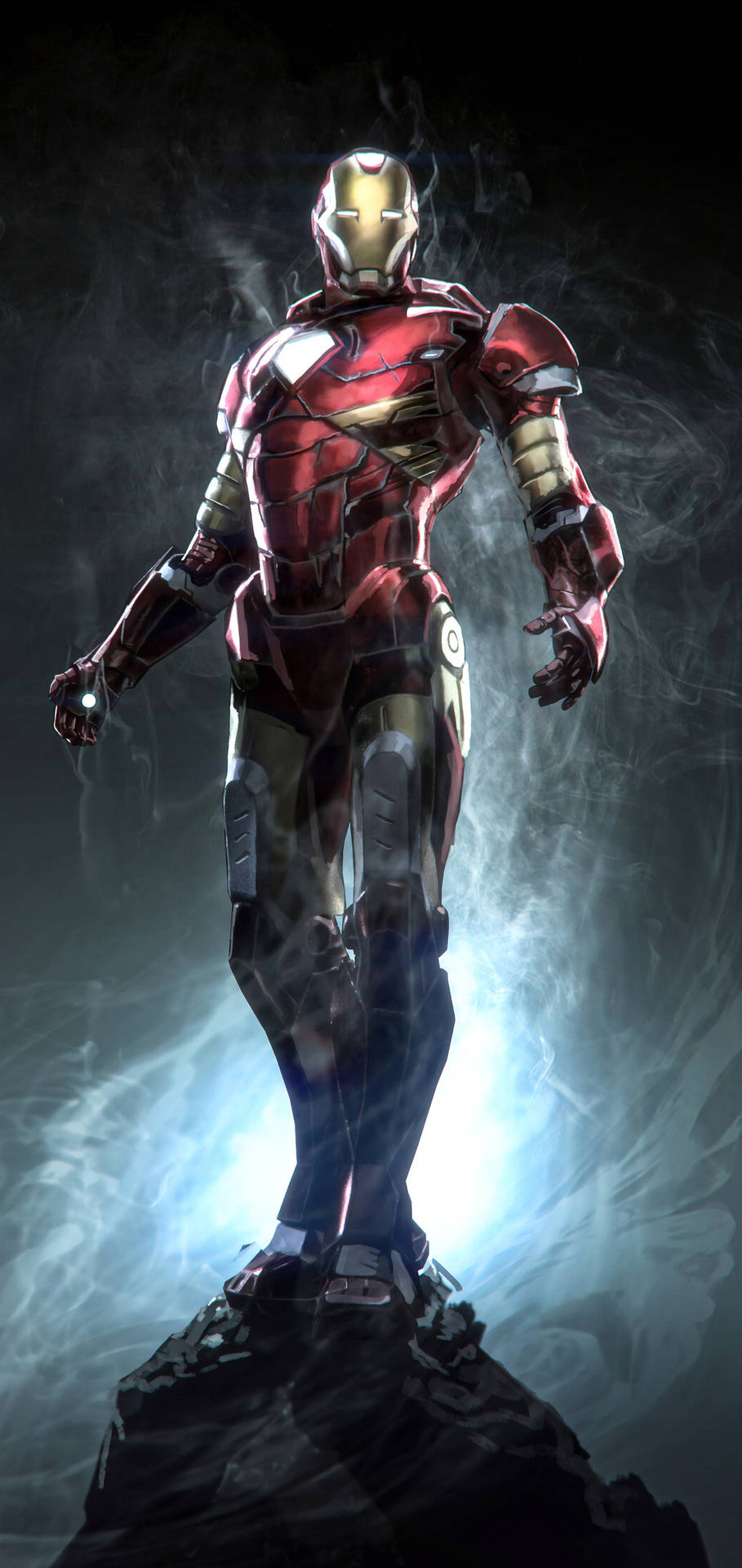 Invincible Avenger Iron Man Superhero Background