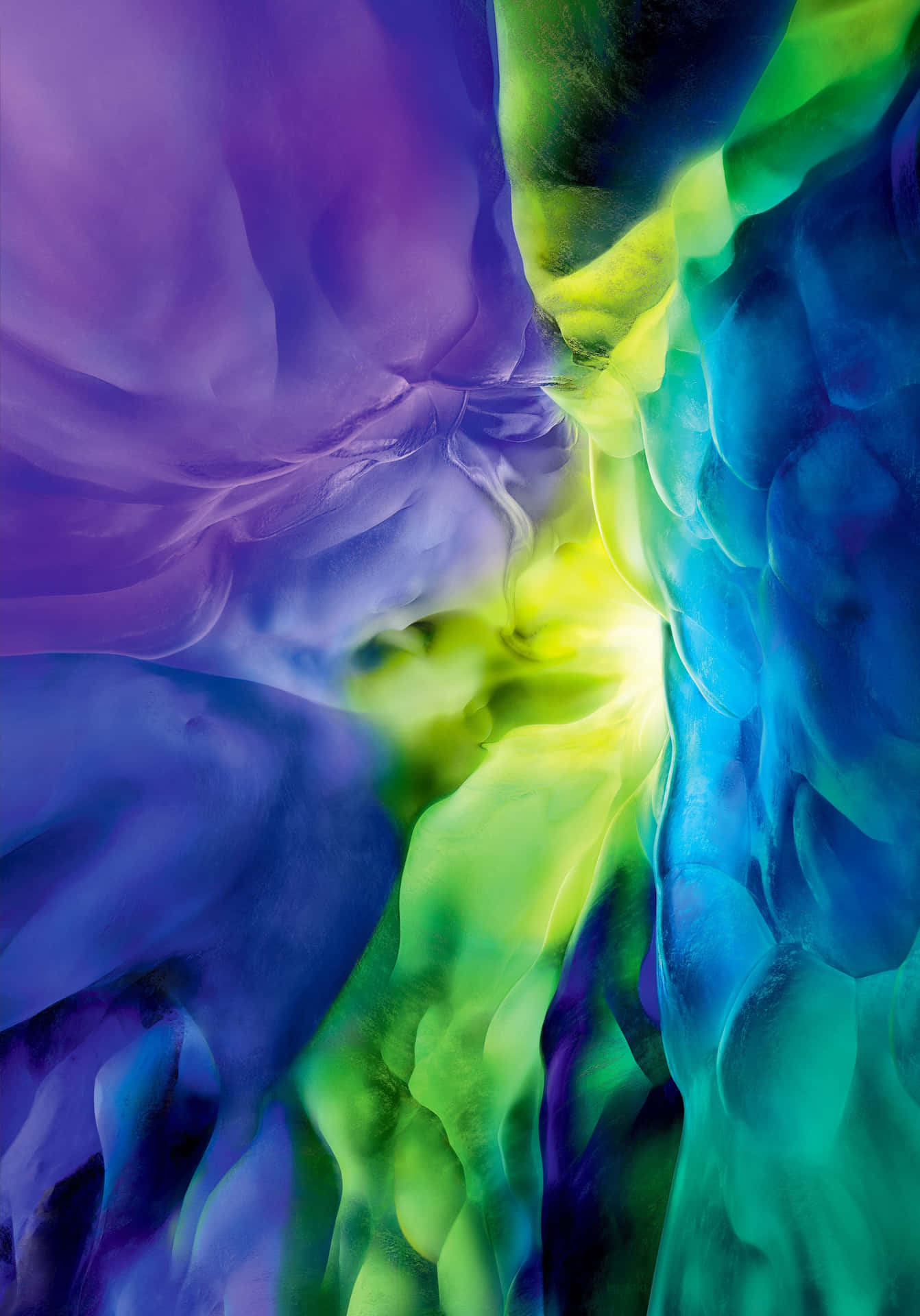Ios 1 Foggy Fusion Of Colors Background