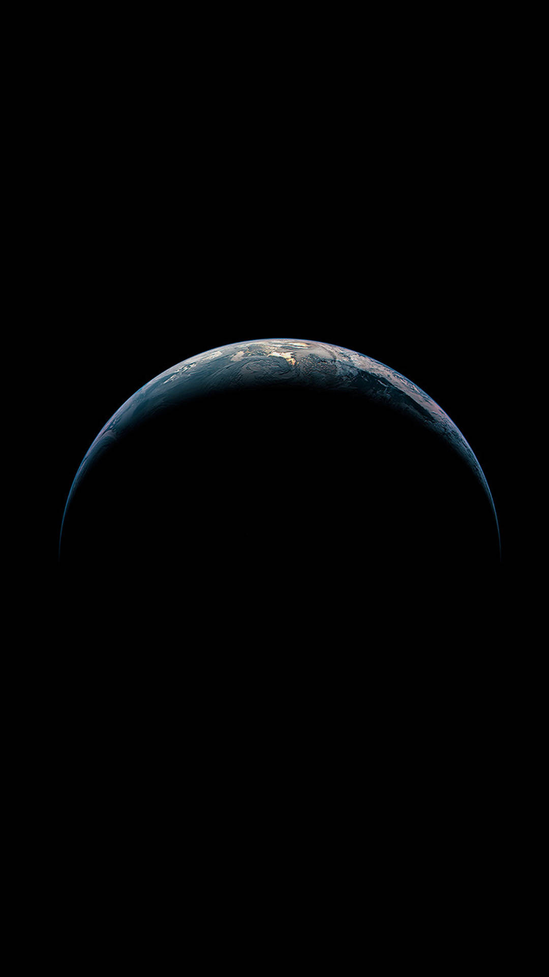 Ios 13 Planet Silhouette Background
