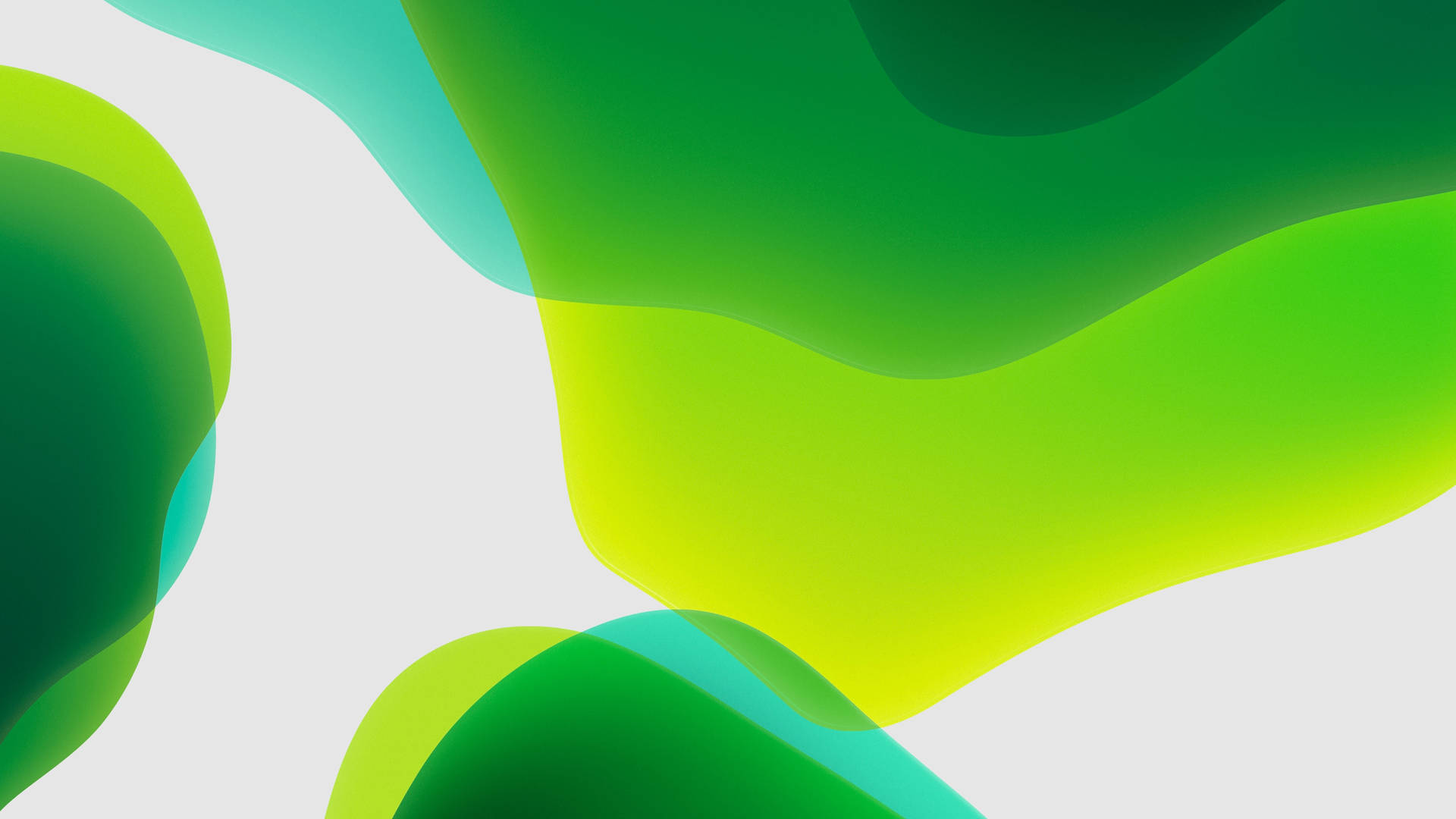 Ios 14 Green Abstract Art Background