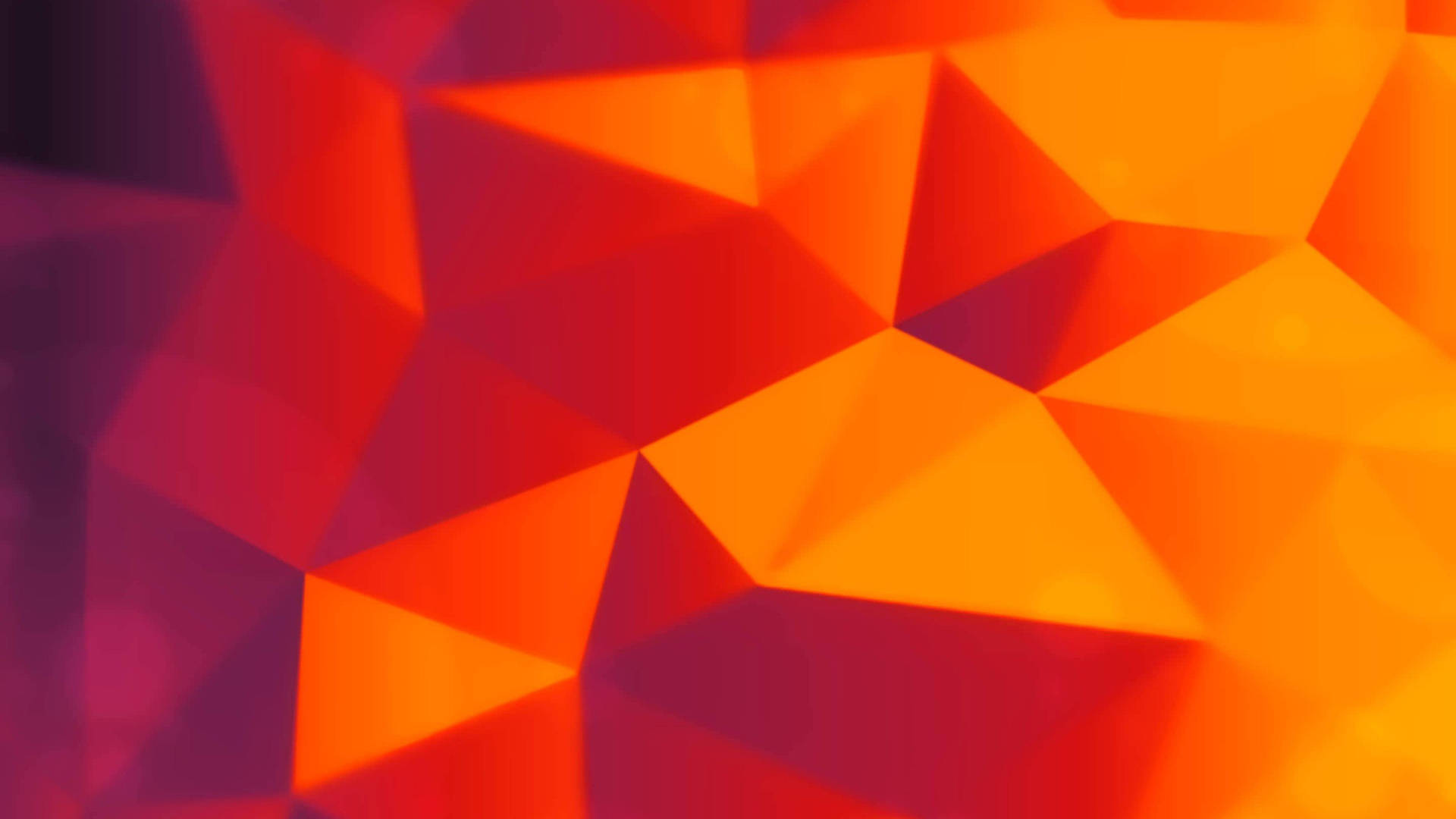 Ios 14 Orange Polygon Art Background
