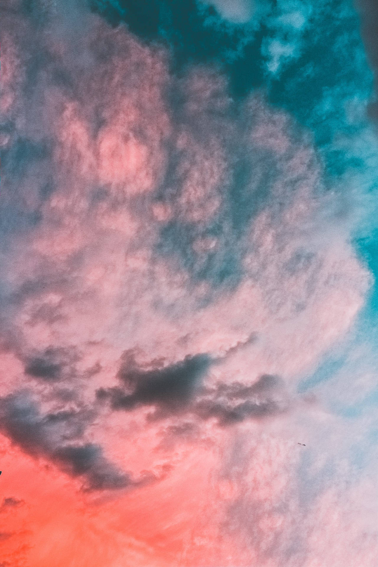 Ios 14 Pink Gradient Sky Background