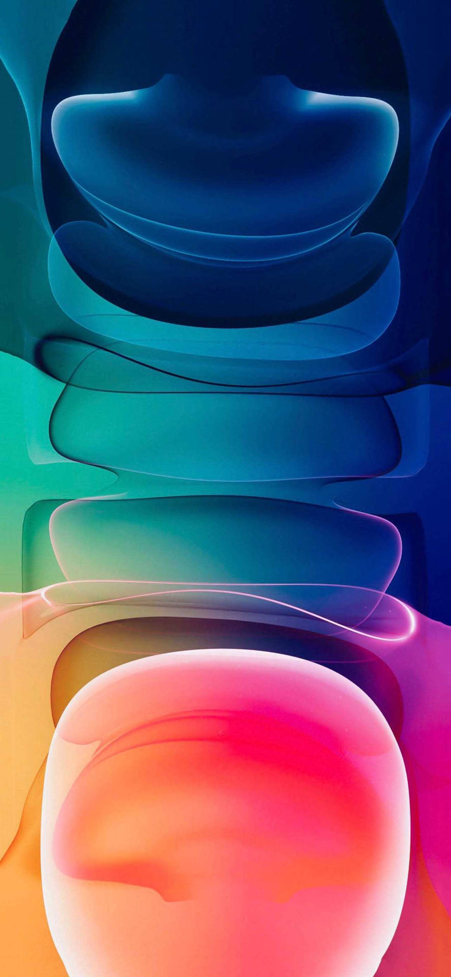 Ios 15 Abstract Spheres Background