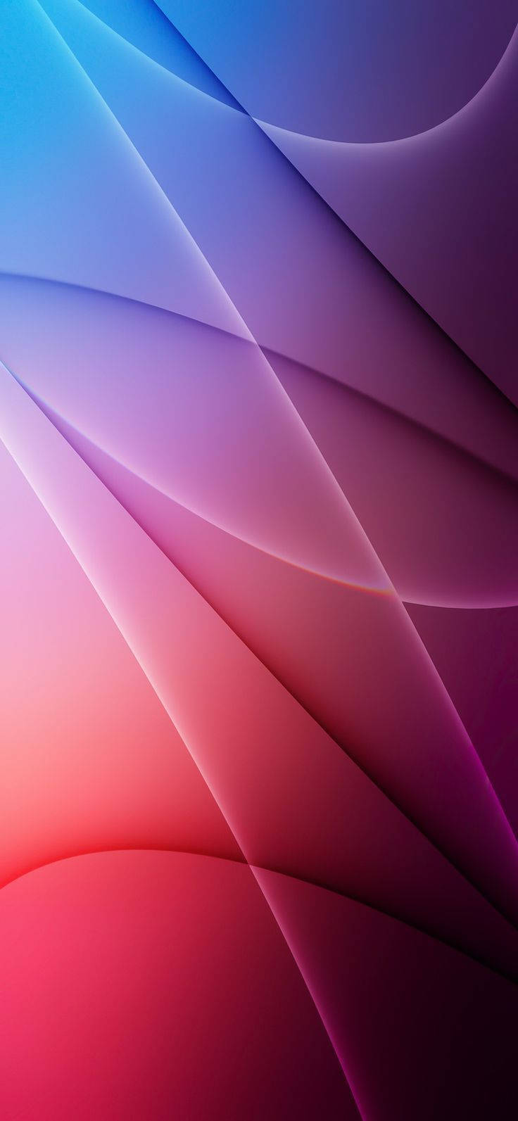 Ios 15 Apple Iphone Default Blue Pink Pattern Wallpaper