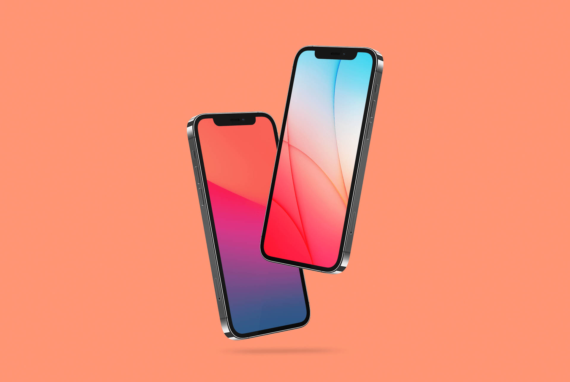 Ios 15 Apple Iphone Default Colorful Abstract Background
