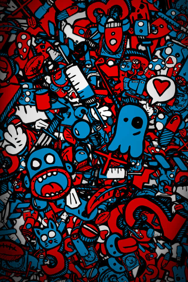Ios 4 On An Iphone Background