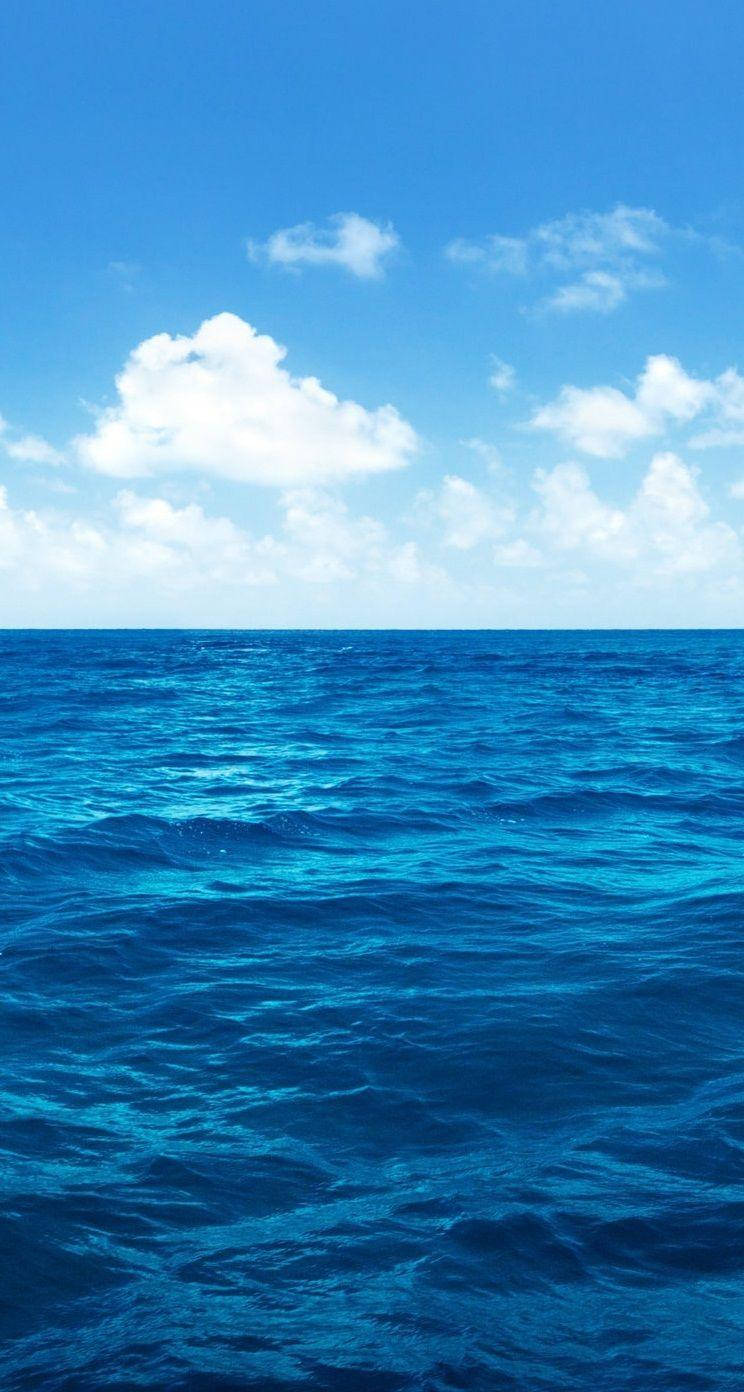 Ios 8 Blue Sea Background