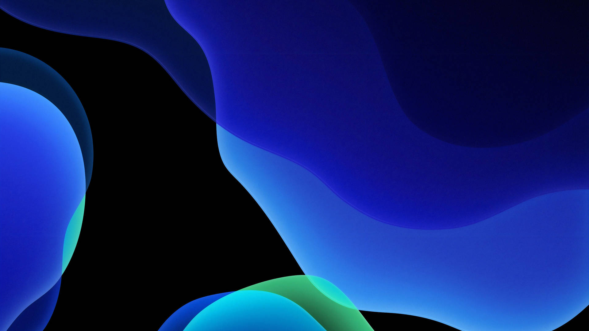 Ios Dark Blue Abstract Background