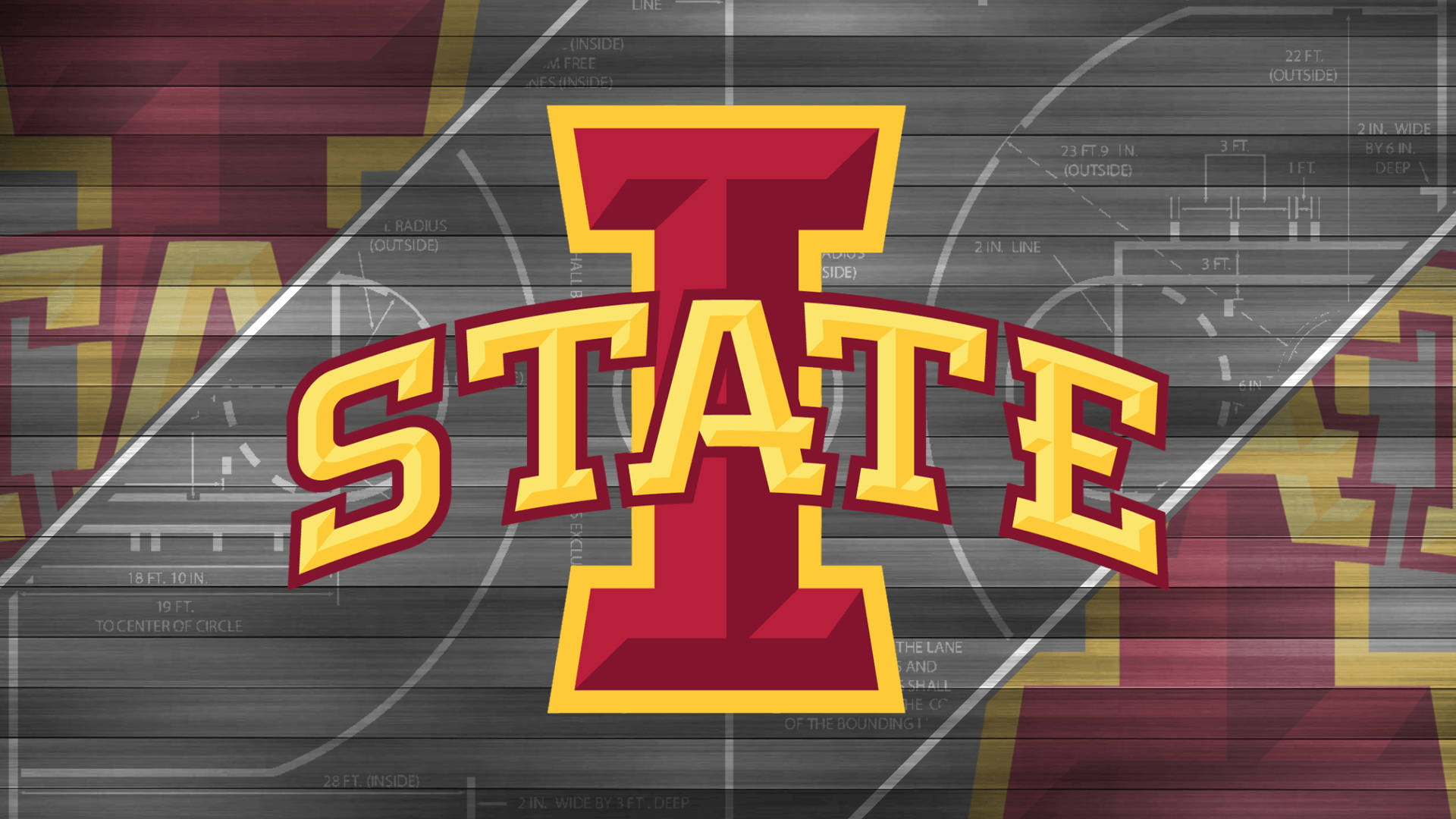 Iowa State University Cyclones Engineering Diagram Background