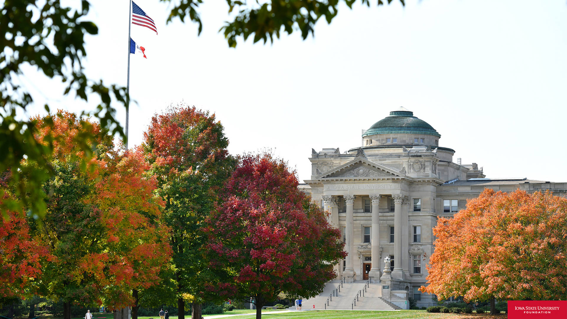 Iowa State University Flags Background