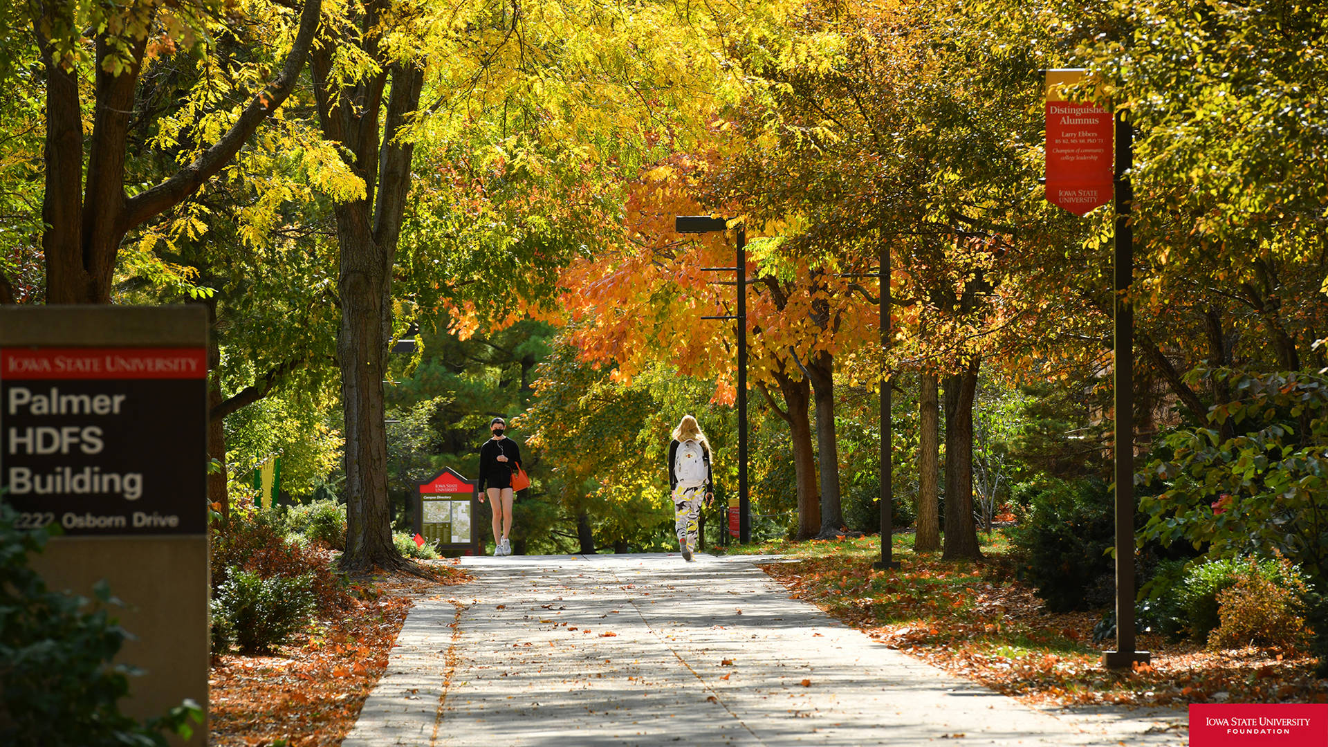 Iowa State University Osborn Drive Background