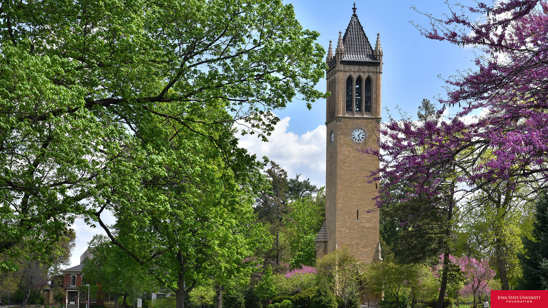 Iowa State University The Campanile Background