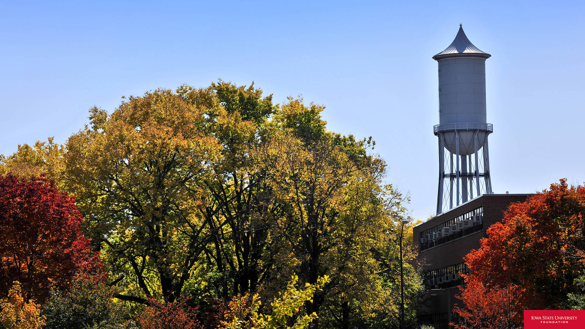 Iowa State University Water Tank Background