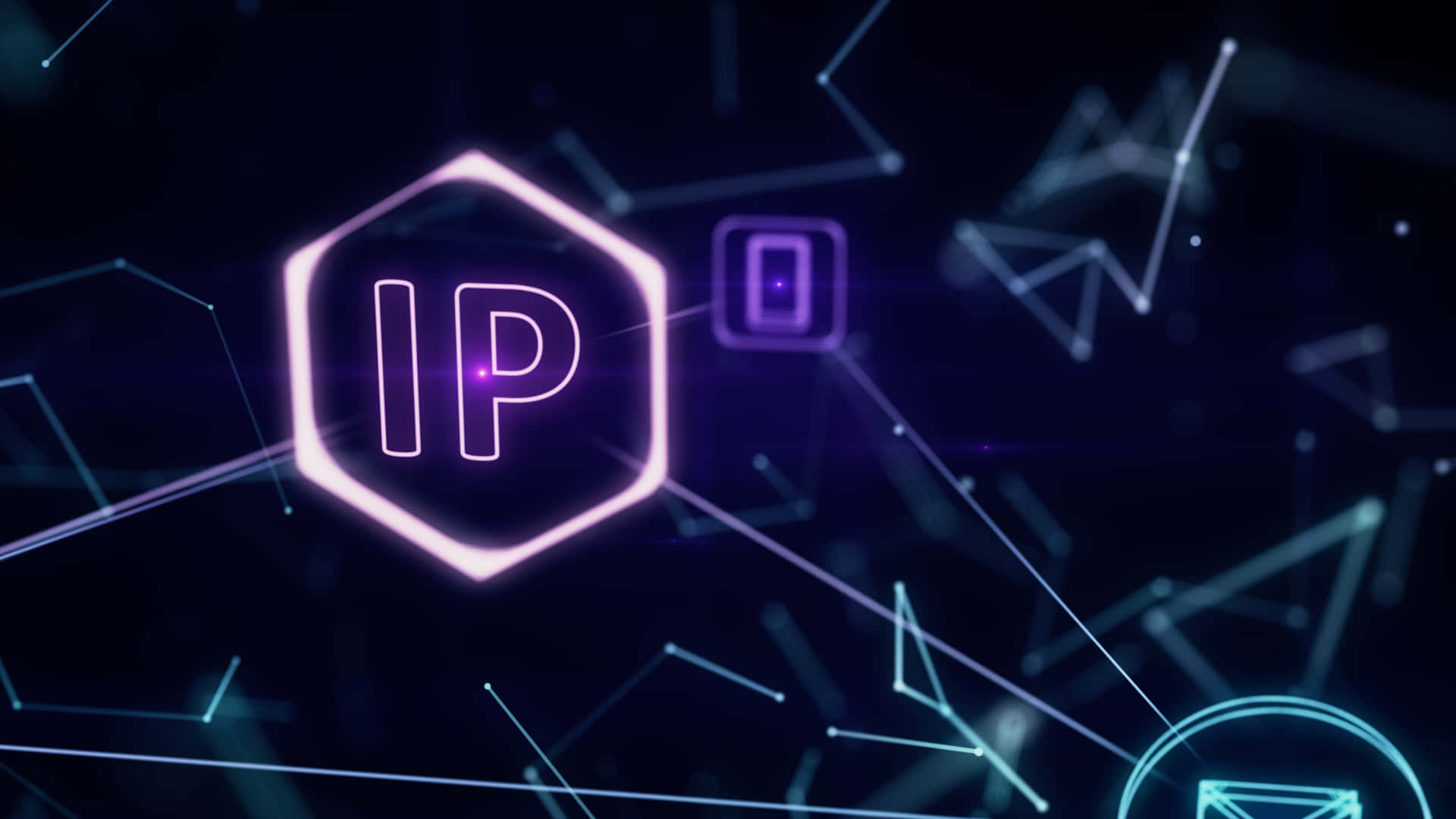 Ip Address Subject Icon Background