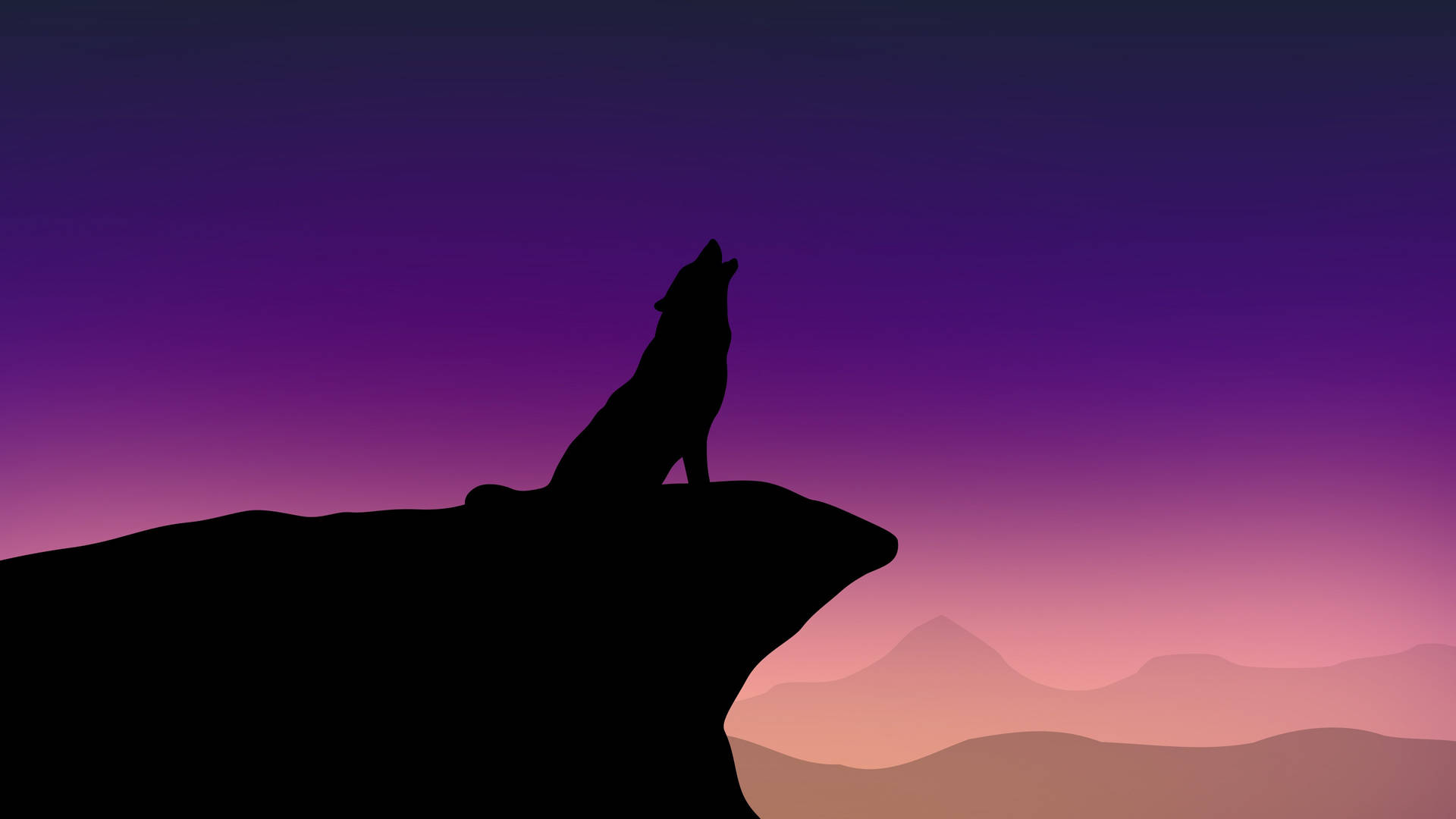 Ipad Pro 12.9 Wolf Silhouette