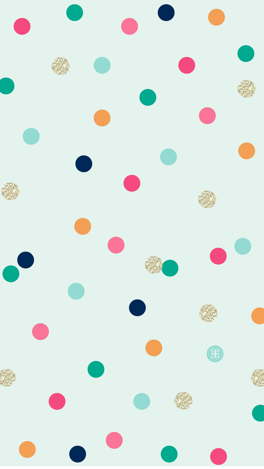 Ipad Pro Cute Colorful Polka Dots Background