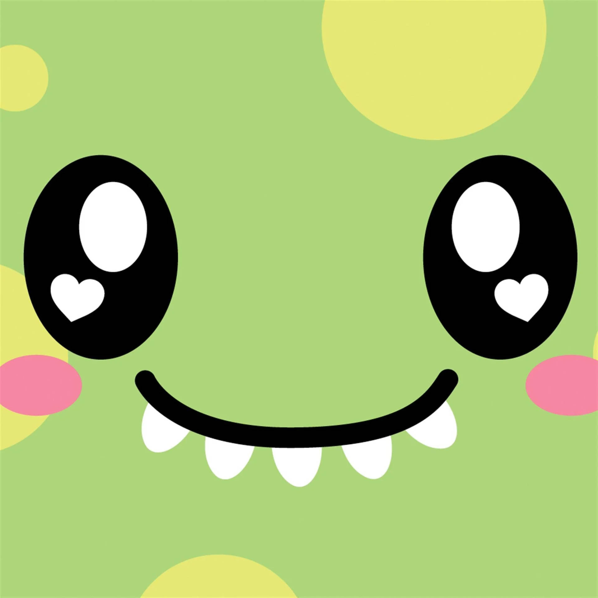 Ipad Pro Cute Dinosaur's Face Background