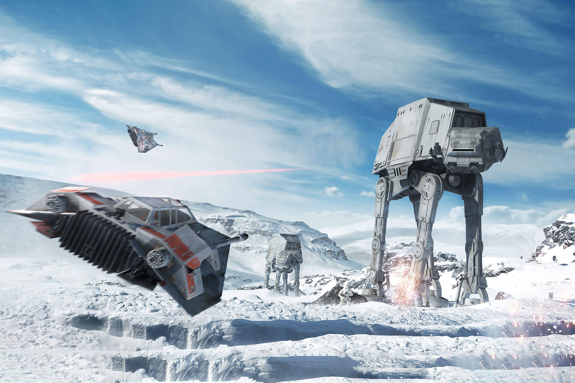 Ipad Pro Hoth In Star Wars Battlefront