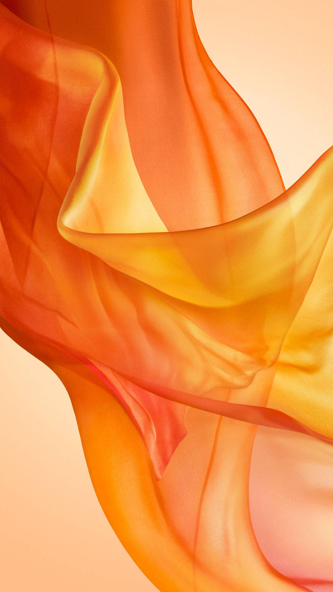 Ipad Pro Orange Cloth Waving