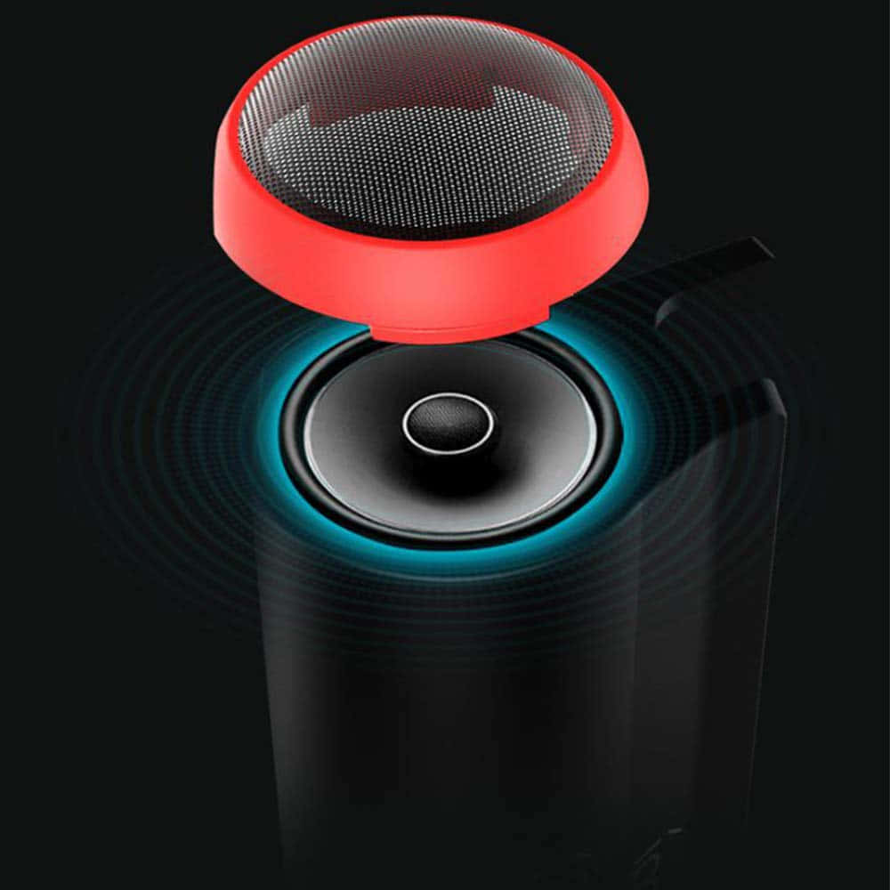 Ipega Speaker Emitting Vibrant Sound Waves