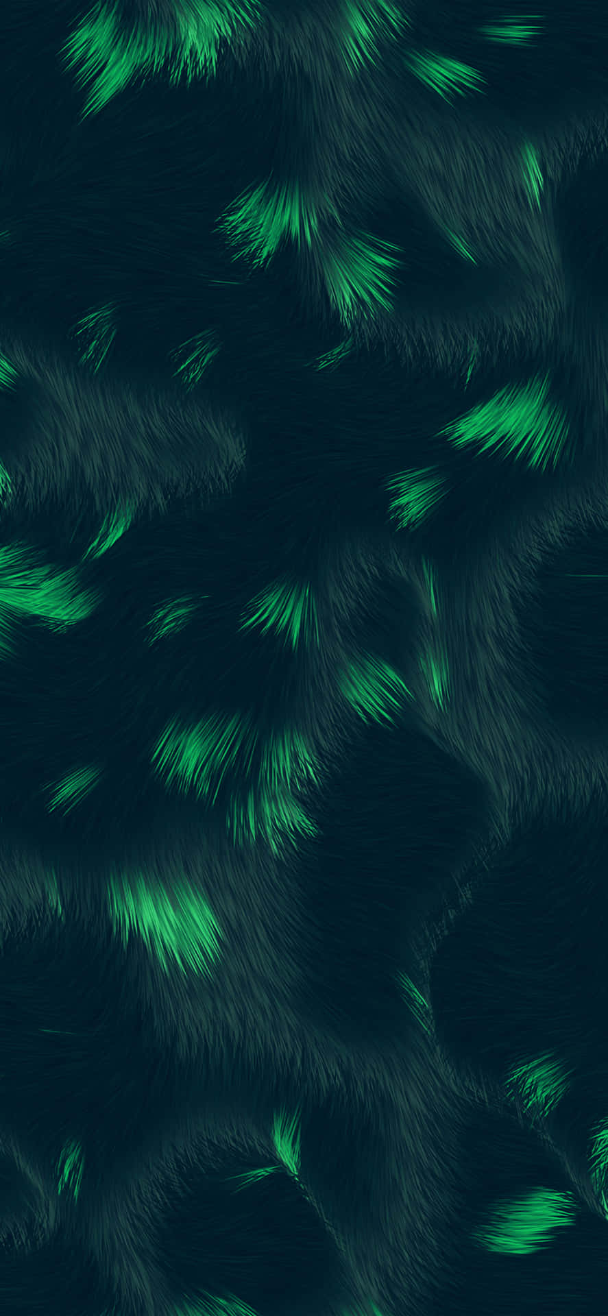 Iphone 11 Green And Turquoise Fur Background