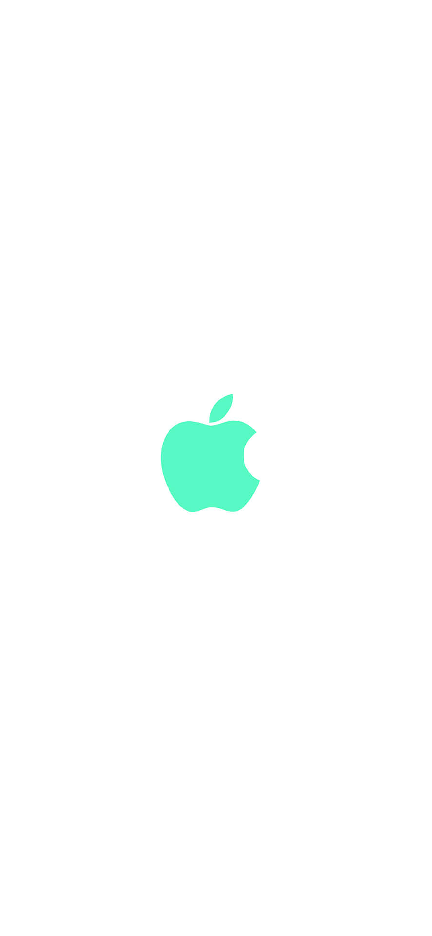 Iphone 11 Green Apple Logo Background