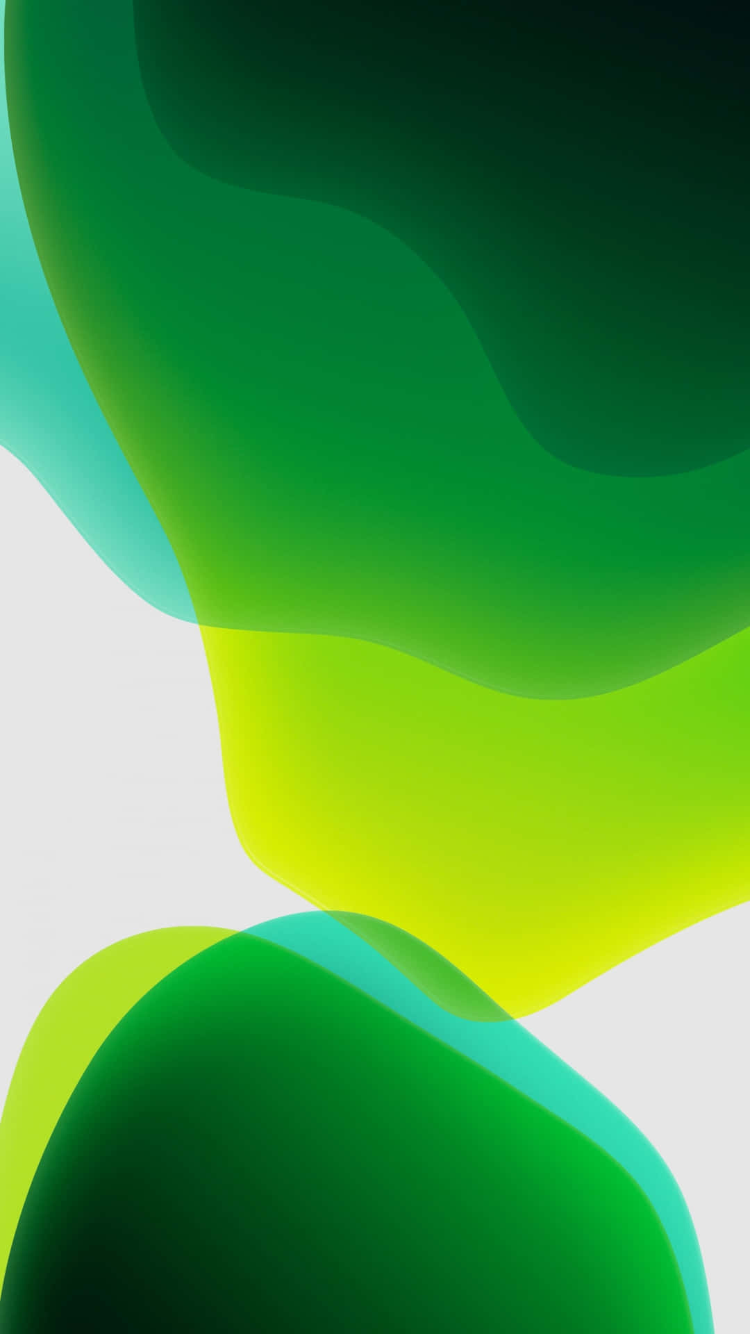 Iphone 11 Green Wavy Pattern